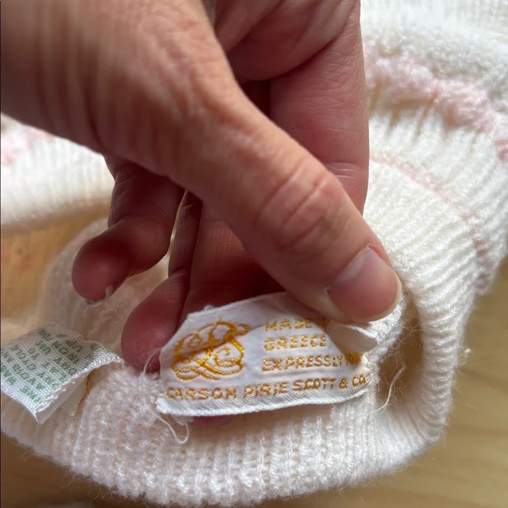 Vintage baby cardigan
